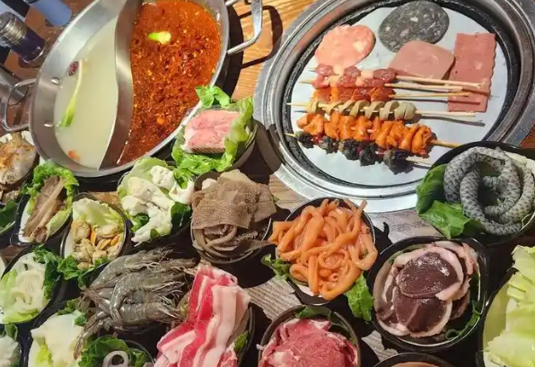 韩尚馆自助烤肉火锅