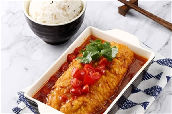 一人食烤鱼饭