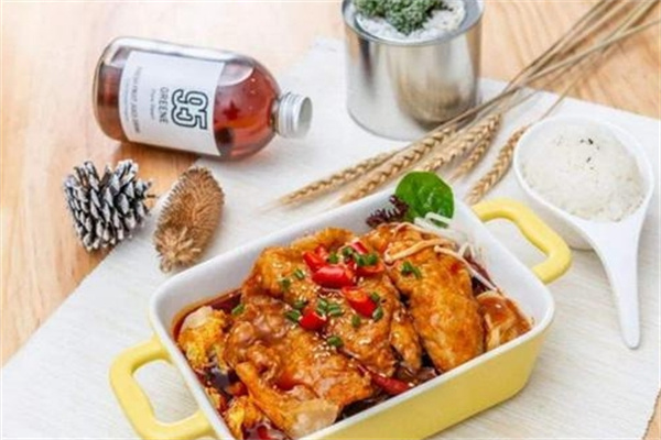 一人食烤鱼饭