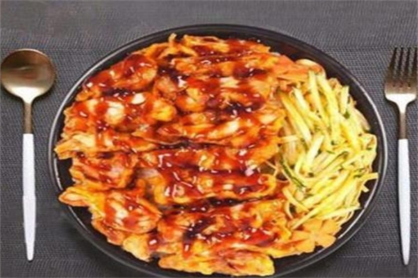 烤肉拌饭