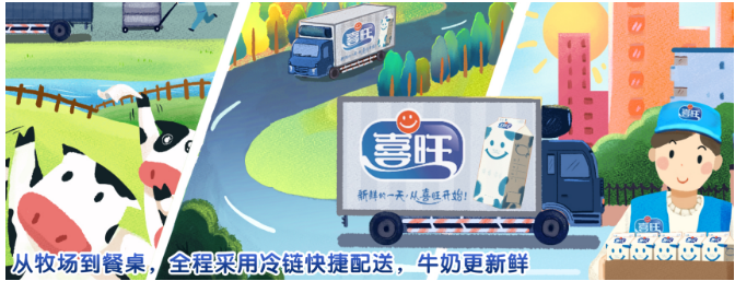 喜旺牛奶