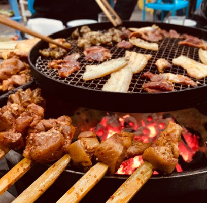 火盆烤肉