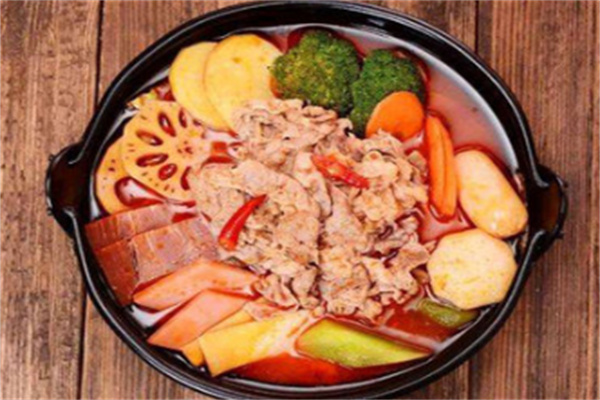 冒三元冒菜