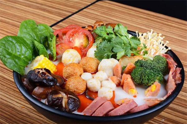 骨头汤烫菜