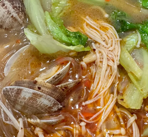 锡纸花甲米线