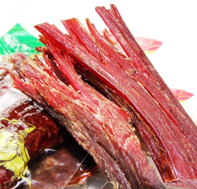 喵小萌手撕牛肉条