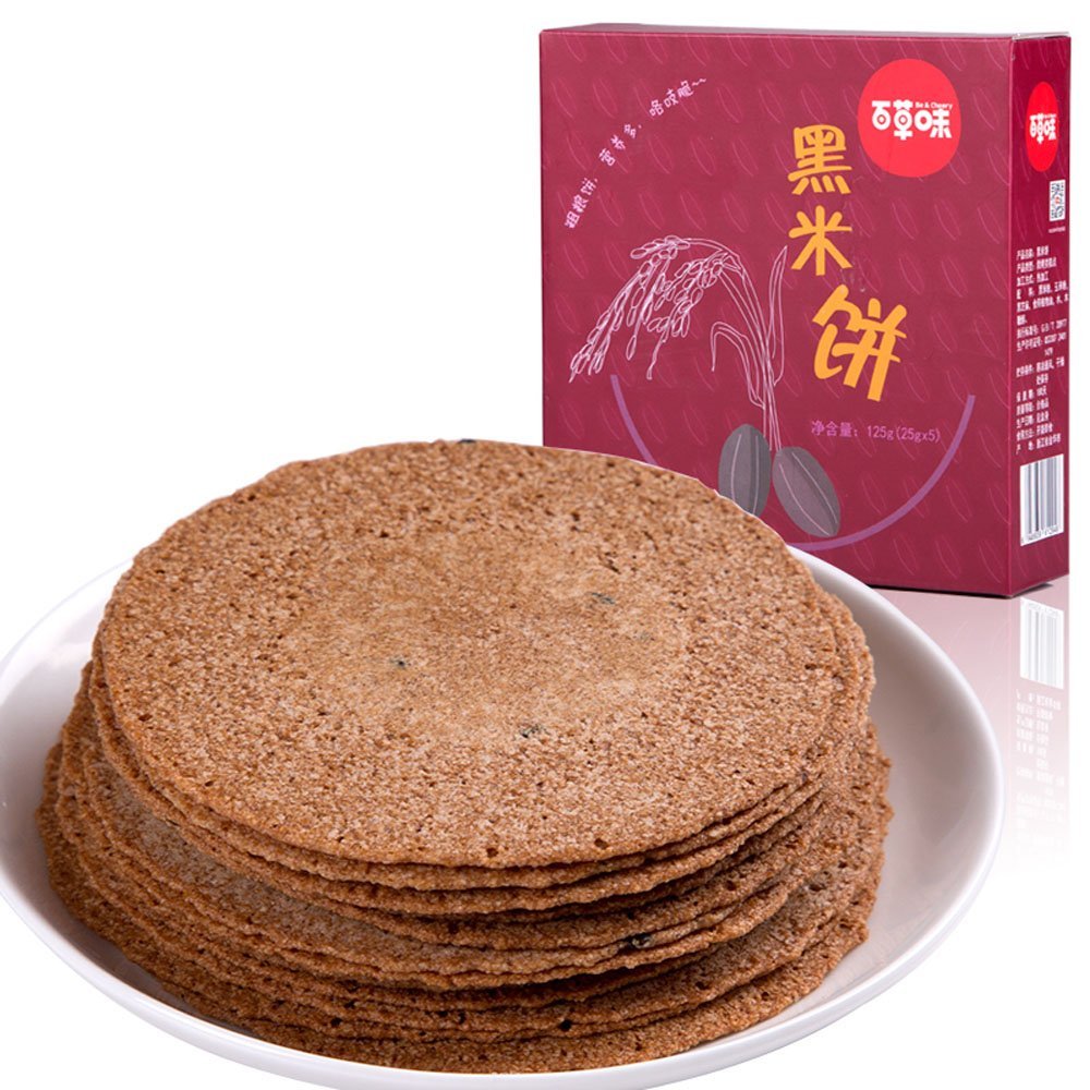 馋嘴猫薄脆黑米饼 