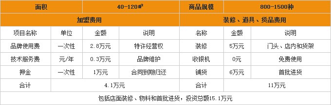 雅觅加盟需要多少钱