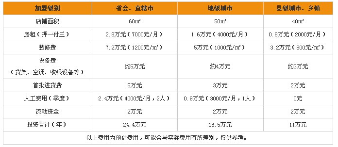 开一个零食多零食店多少钱